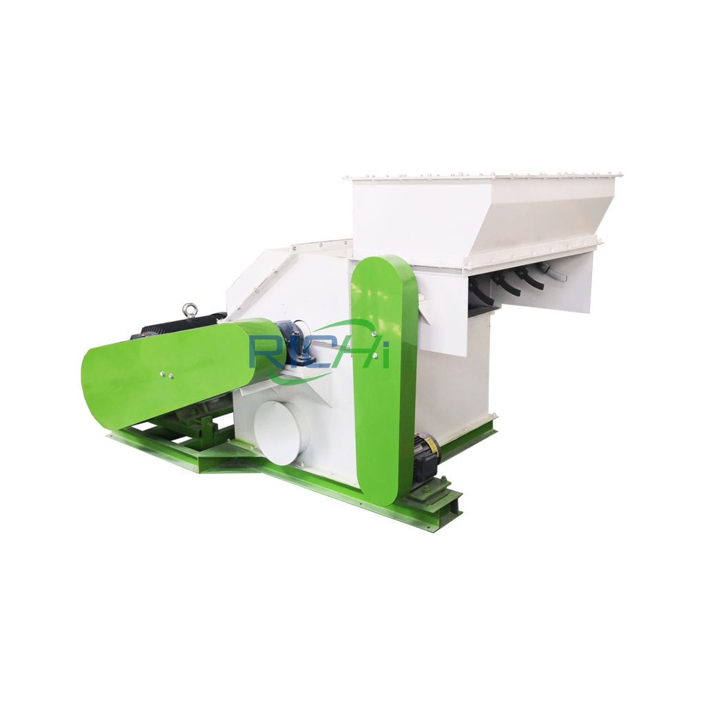 Grass crusher for goat feed