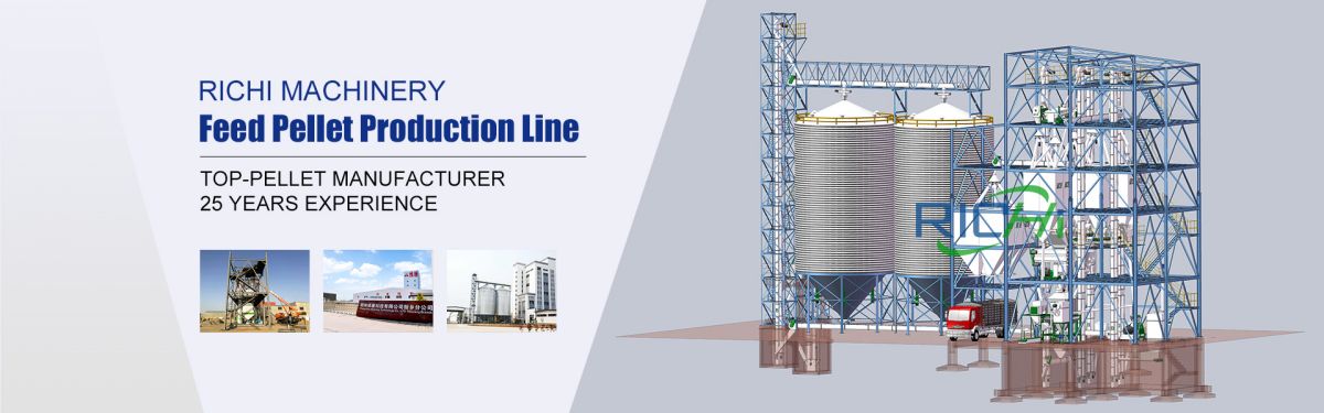 Process design of animal feed pellet production line