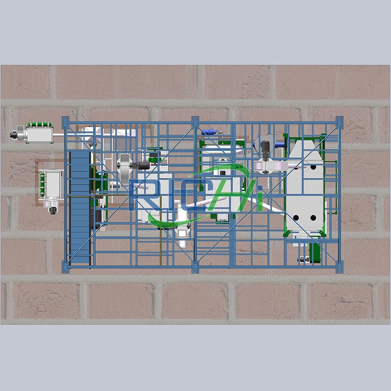 6TH ruminant feed pellet production line configuration