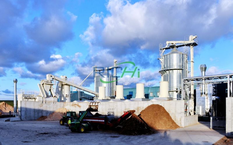 3-4T/H Straw Wood Pellet Production Line in Kazakhstan