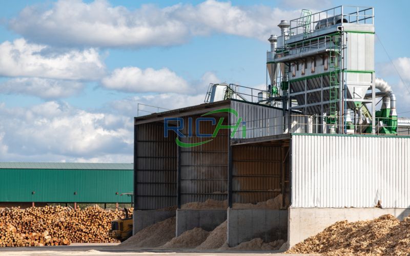 4-5T/H Biomass Wood Pellet Production Line in Denmark