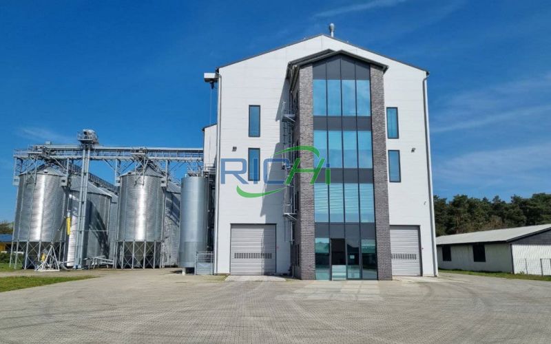 10-12T/H Ruminant Alfalfa Grass Pellet Production Line in Australia