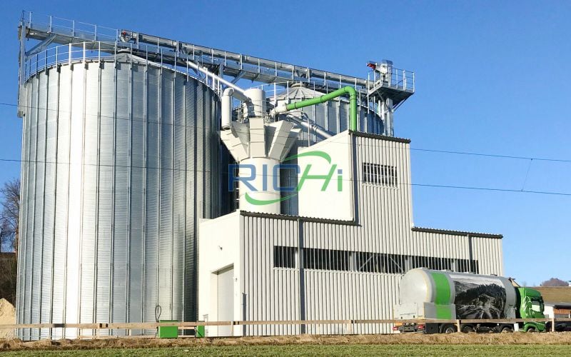 20-25T/H Cattle Feed Grass Alfalfa Pellet Production Line in UK