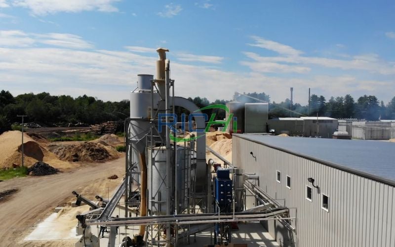 8T/H Biomass Wood Pellet Production Line in South Korea