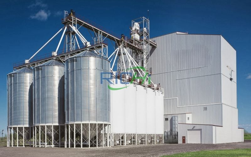 12-15T/H Grain Straw Alfalfa Pellet Production Line in Russia