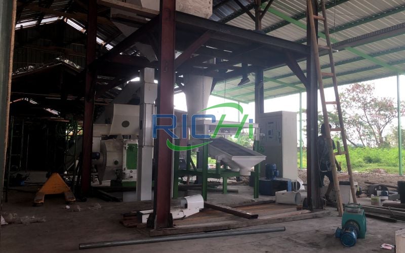 4T/H Biomass Straw Pellet Production Line In Sudan