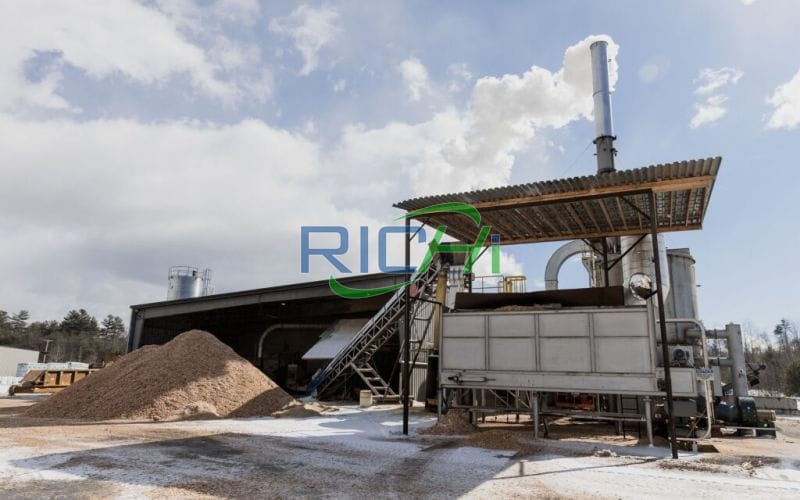 6-8T/H Peanut Shell Pellet Production Line In Senegal