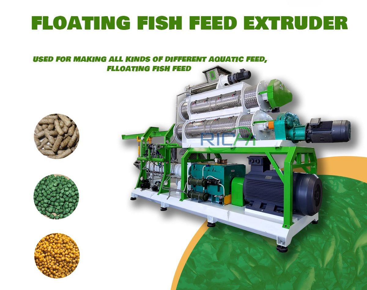 Fish and Shrimp Aquatic Feed Extruder Testing