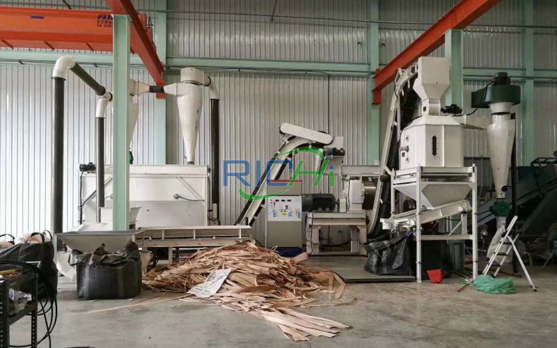 Taiwan 1-2 t/h Wood Biomass Pellet Production Line