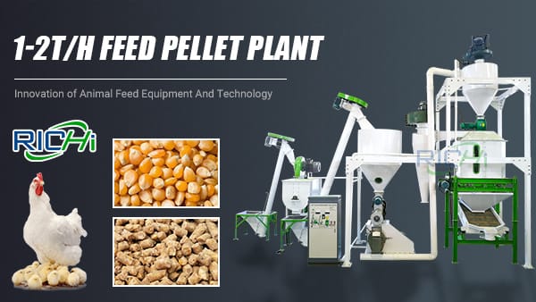 How to build 1-2 t/h animal feed pellet making line?