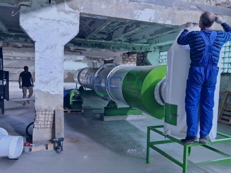 1T/H Biomass Straw Wood Sawdust Drying System in Moldova