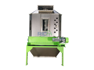 Grass pellet cooler