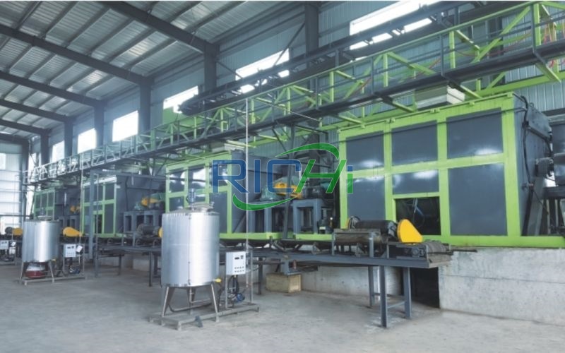 Organic fertilizer processing plant