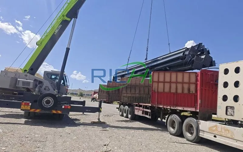 RICHI Machinery Dispatches 5–6TPH Poultry Feed Pellet Line to Kyrgyzstan, Strengthening Local Poultry Industry