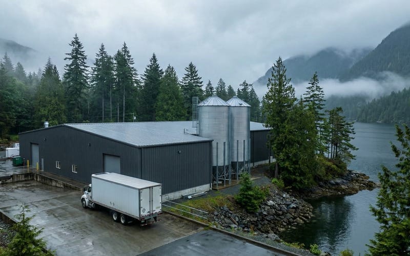RICHI MACHINERY Salmon Feed Production Line Installation Advances in Canada