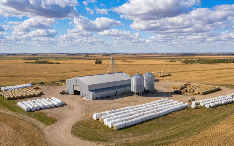 Round Hay Bale Processing Line for Pellet Production — Commissioning Underway in Canada