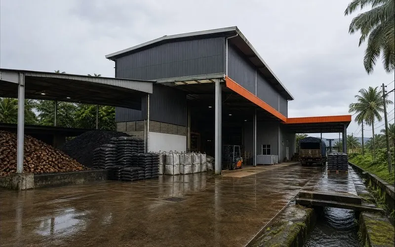 Malaysia 3.5 T/H Activated Carbon Pellet Forming Line Completes Mechanical Installation