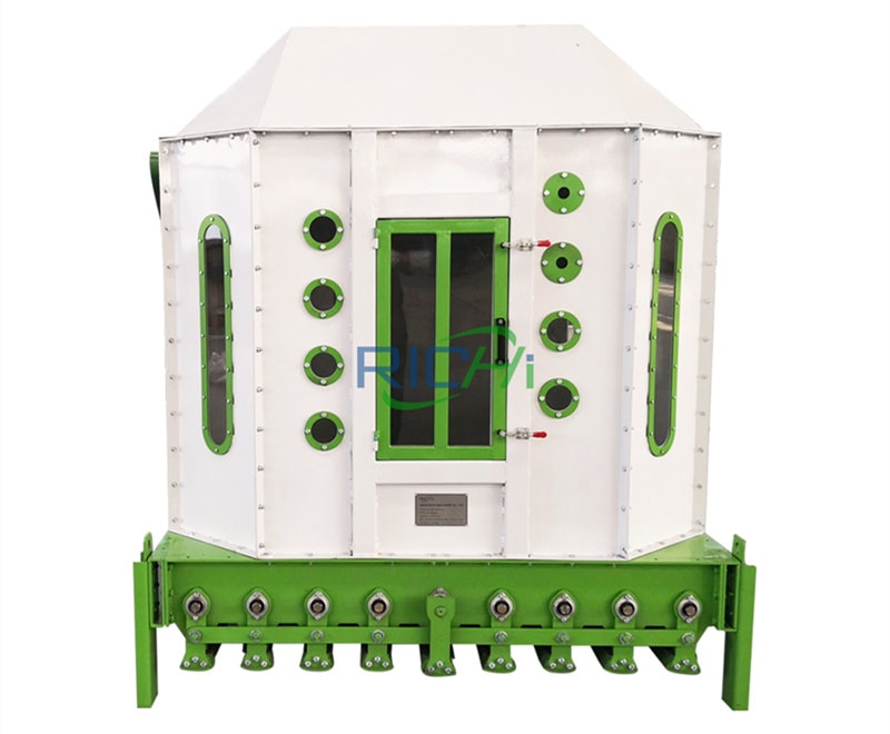 Counterflow alfalfa Pellet Cooler