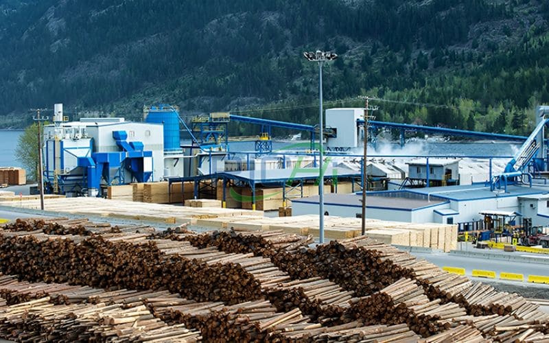 10-12T/H Bamboo Wood Pellet Production Line In Bengal