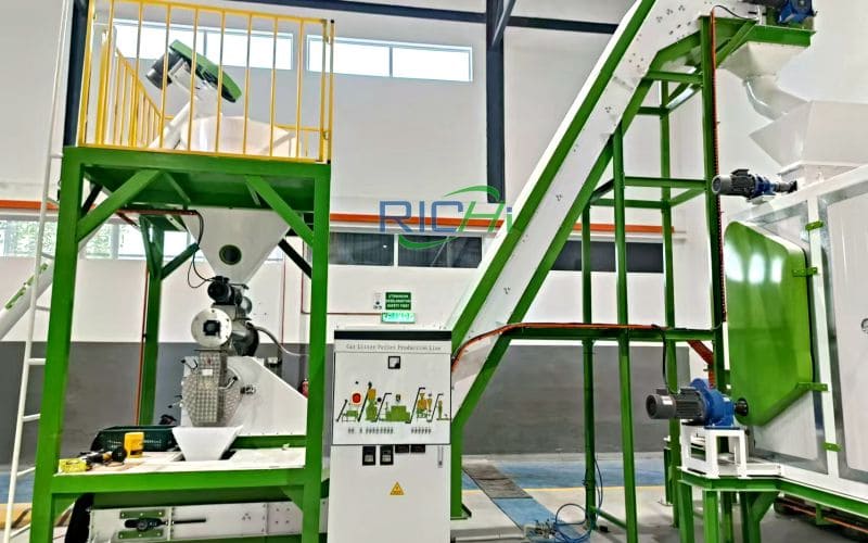 400-500 KG/H Small Cat Litter Production Line In Algeria