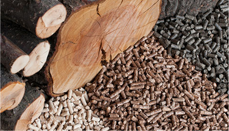 wood pellet production